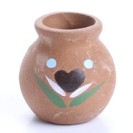 Fun and Functional Hand Painted Miniature Clay Pots for Displays, Crafting and Embellishing