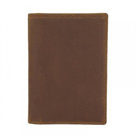 DONGKER Leather Passport Case, RFID Protection Passport Case, Passport Case, Protective Cover, Offers Space for 4 Card Slots and 2 Passports for Men and Women, light brown, Classic