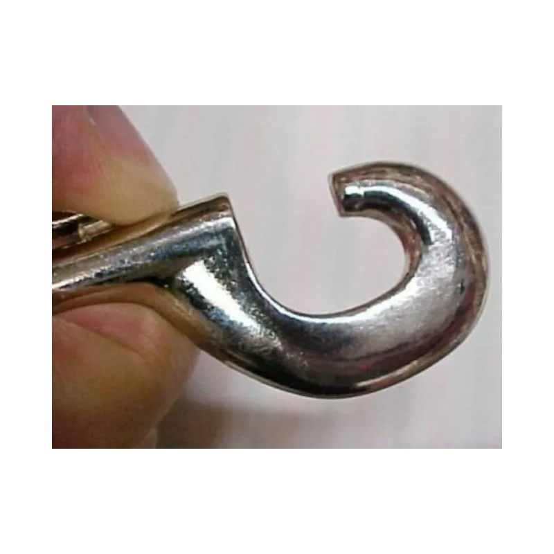 SherrodSurplus 2 Stainless Steel Spring Snap Swivels, Flat Web Strap