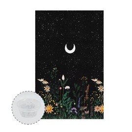 Voxugoniy Headrest Cover for Recliner, Floral Non-Slip Headrest Cover for Recliner Soft Sofa Headrest Protective Cover Universal Sofa Headrest Cover with Fixing Nails