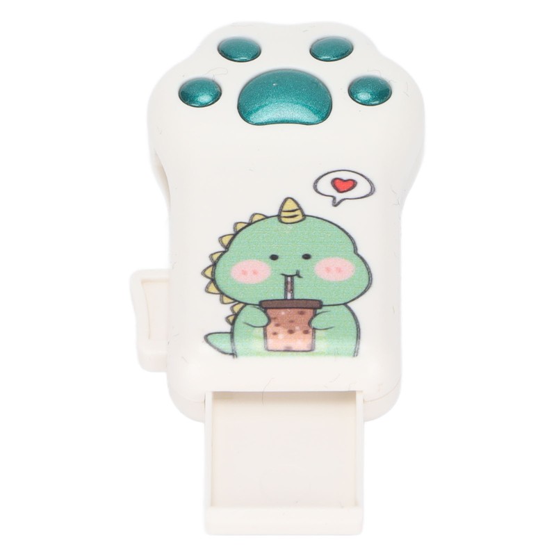 Flash Drive Green Dinosaur Pattern Cat Paw Shape USB2.0 Memory