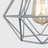 Retro Style Grey Metal Basket Cage Ceiling Pendant Light Shade