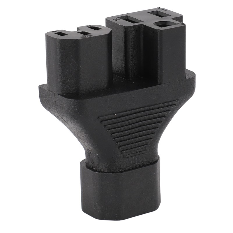IEC320 C14 to C13 and 5‑15R Power Adapter Male to