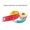10pcs Soft Measuring Tape 60Inch 150cm Double Sided Colorful Clear