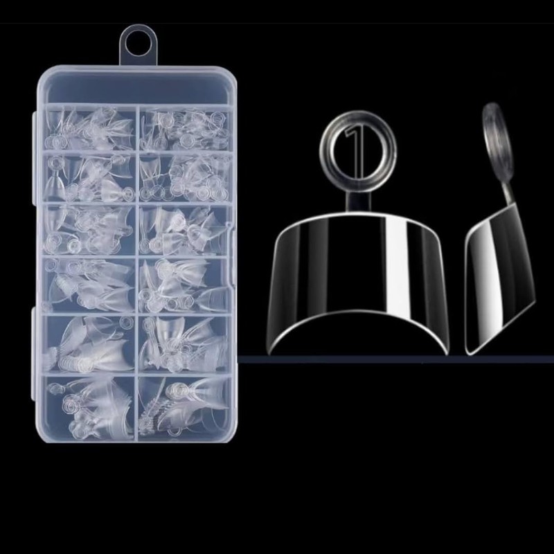 Ultra Soft Gel Tips Puntas De Uñas Extra Cortas 140