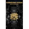 Men's Multi Function Calendar Watch Sky Non-Mechanical Boys Students Black