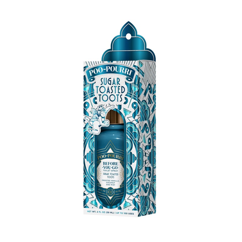 Poo-Pouri Before-You-Go Holiday Toilet Spray, Sugar Toasted Toots, 2 Fl