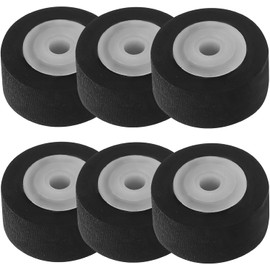 Ipetboom 12 Piezas Rodillo de Presión de Goma Negro para Grabadora de