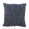 Creative Co-Op Stonewashed Silk and Woven Cotton Pillow, Charcoal