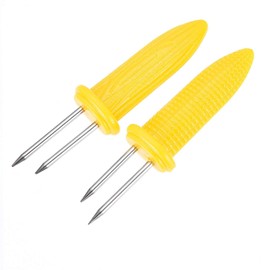 ChefLand Pack of 12 Corn on the Cob Skewers
