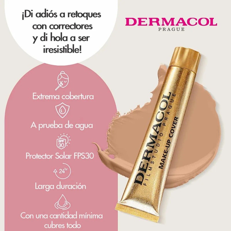 Dermacol Maquillaje Alta Cobertura Original Hipoalergénico