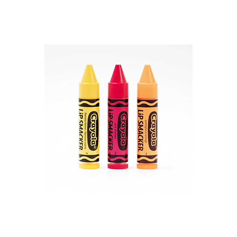 Lip Smacker Crayola Crayon Flavored Lip Balm - Moisturizing, Soothing