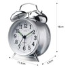 Peakeep 4 inches Twin Bell Loud Alarm Clock for Heavy
