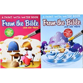 from The Bible - A Paint with Water Book - Just add Water! Set of 2