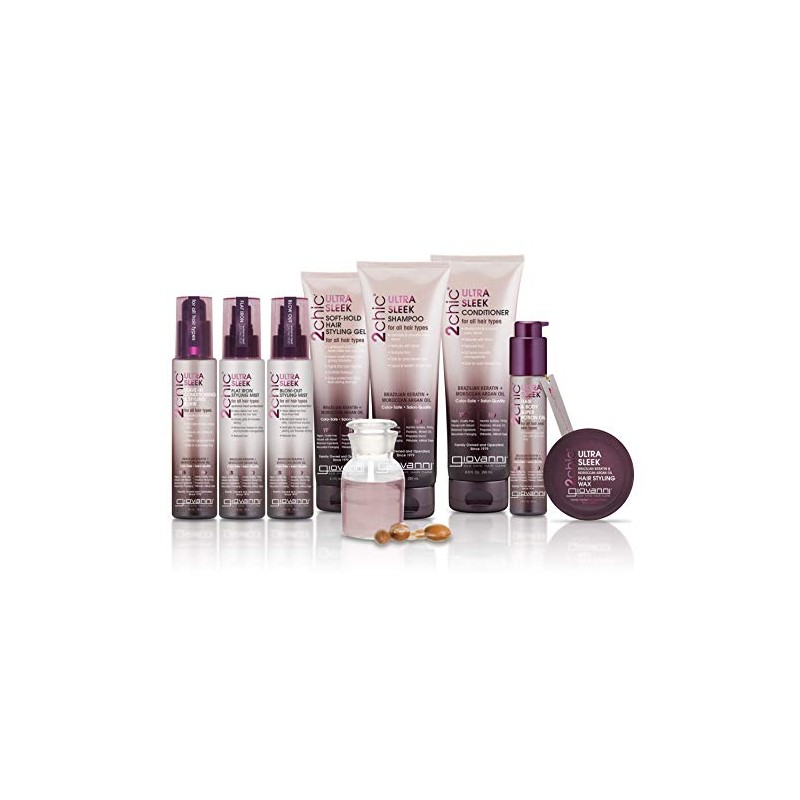 GIOVANNI 2Chic Ultra-Sleek Hair & Super Body Potion, 1.8 Oz