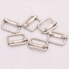 BIKICOCO 50 hebillas ajustables de metal con barra central móvil,