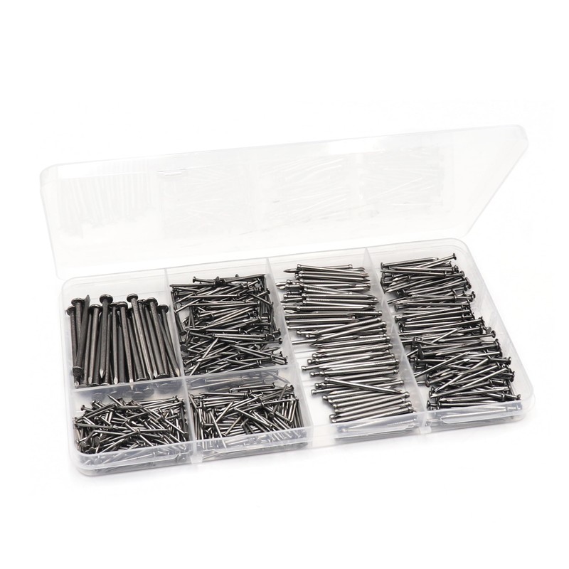 binifiMux Nails Hardware Assortment Kit, 680 Pieces for Wall Hanging