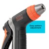 BLACK+DECKER® Adjustable Metal Rear Trigger Nozzle – Durable, Easy-Grip Garden