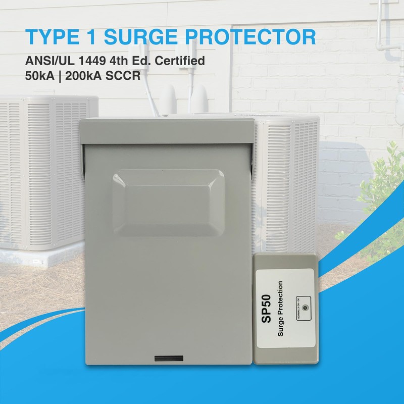 Long Term SP50 120/240VAC Universal HVAC Whole House Surge Protective