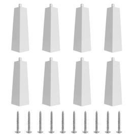 8 PCS Aluminum Siding Corners 8 inches,Outside Siding Corner Caps with Nails,Easy Installation for Wooden House,Mobile House