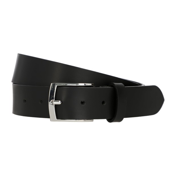Gusti Kaj Genuine Leather Belt with Silver Buckle Belt Business