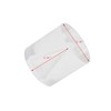 Mcredy Ice Cream Holder,0.98x0.98x0.98 Inch Stand Clear Acrylic Cone Display