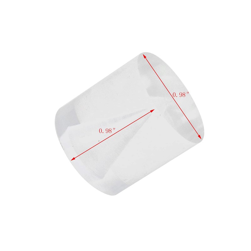 Mcredy Ice Cream Holder,0.98x0.98x0.98 Inch Stand Clear Acrylic Cone Display