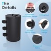4-Pack Canopy Water Weight Bag, 88 LBS, 20 L Black