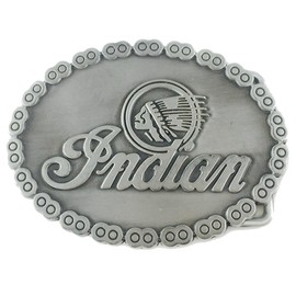 Indian Warrior Chief Belt Hebilla Western Cowboy Cowgirl Native American (YIW2), Marrón, One Size for All