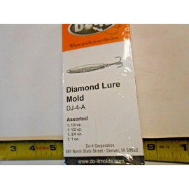 Do-It 3204 DO-IT Diamond  Lure Mold 1/4 - 1 oz