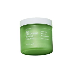 Wellage Real Cica Calming Big Embo Toner Pad 70 sheets 1 x Dead skin care / 웰라쥬 리얼 시카 카밍 빅엠보 토너 패드 70매 1개 각질관리 1개