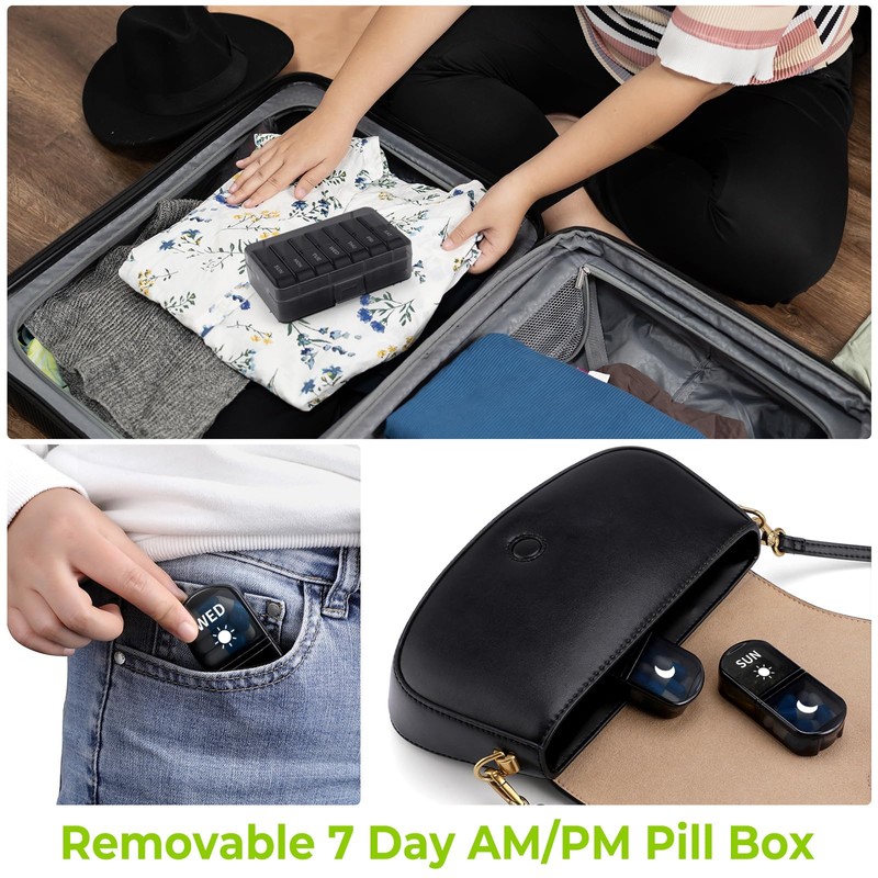 Opret Pill Organiser 7 Day, Weekly Pill Box 2 Times