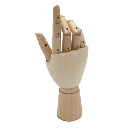 Paintersisters Link hand, 18 cm, right, wooden hand, movable, model hand, mannequin, hand model, drawing doll
