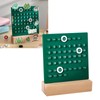 Wooden Kids Calendar DIY Hand Operated Develop Planning Skills Perpetual