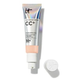 It Cosmetics CC Cream con Protector FPS 50+ - Base de Maquillaje Correctora Cobertura Completa, con Suero Hidratante y Vitamina E, 32ml, Fair Light