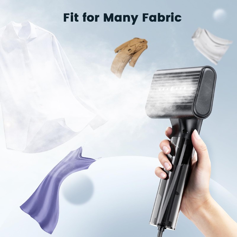 Hand Steamer for Clothes, 1200W Portable Travel Steamer & Iron