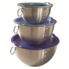 Tovolo Stainless Steel Mixing Bowls with Lid Set of 3