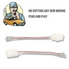 RED WOLF Door Speaker Wiring Harness Adapter 2 PCS Replacement