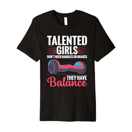Hoverboarding Girls One Wheel Hoverboard Electric Scooter Premium T-Shirt
