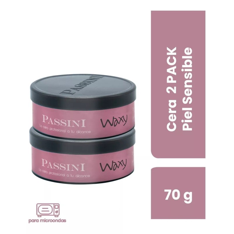 Passini Cera Microondas Depilacion Piel Sensible Passini (2pack)