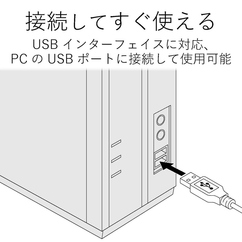 エレコム ゲームパッド 12ボタン 振動機能・連射機能付 ブラック JC-U3712FBK