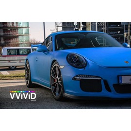 VViViD VViViD+ Premium Vinyl Wrap Film (1.49ft x 5ft, Matte Smurf Blue)