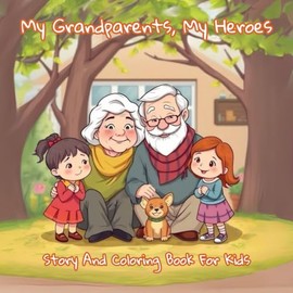 My Grandparents, My Heroes: Activity Coloring Book