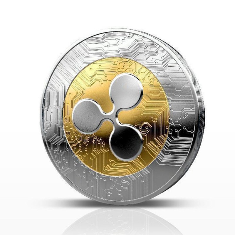 SMTHOME 1 Piece Ripple Coin XRP Crypto Commemorative Coins Collectable