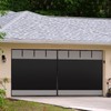 SmoothNovelty Privacy Magnetic Garage Door Screen for 2 Car Garage