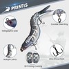 Pristis 5 pcs Multi Jointed Swimbaits, Artificial Fishing Lures for