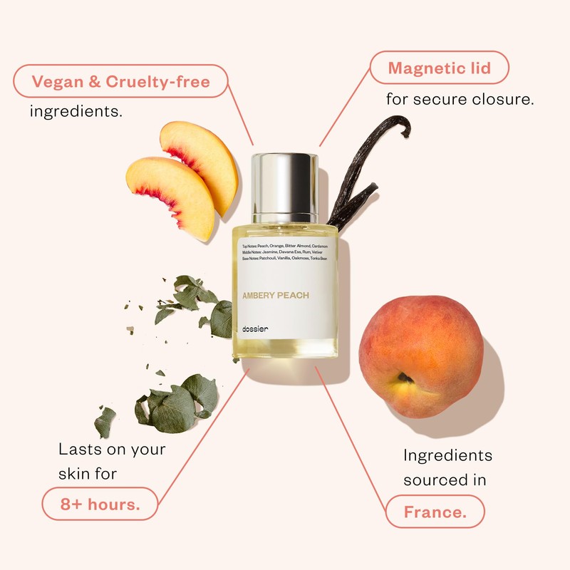 Dossier - Ambery Peach 1.7 Fl oz (50ml) - Perfume