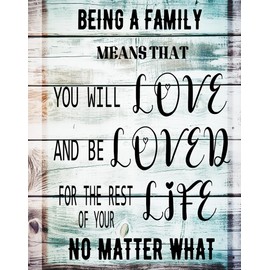 Eiflow DIY Diamond Art Painting Kits for Adults Family Word, 5D Phrase Diamonds Painting Saying Kit Full Round Drill(12x16in/30x40cm)