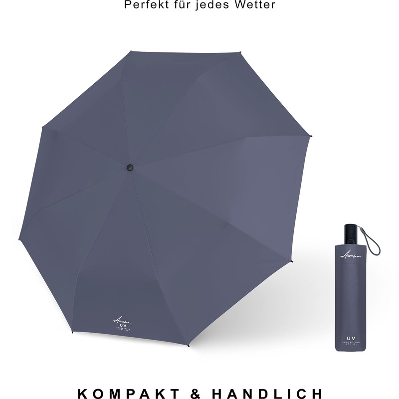 Ambra UV: Automatic Umbrella with UV Protection Windproof Pocket Umbrella