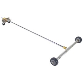 Erie Tools 19" Undercarriage Surface Cleaner 4 Spray Tip Nozzles 4000 PSI with Swivel Fittings and Wheels